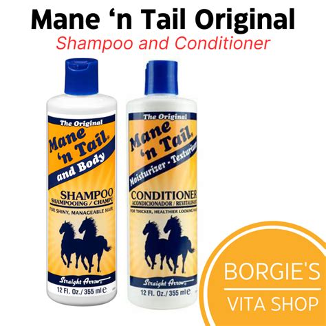 Mane N Tail Original Shampoo 120ml Hair Thickening .